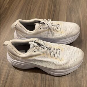 Hoka White Running Shoes